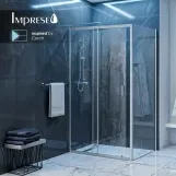 Душевая кабина Imprese VALTICE New 190x120x80 см, стекло 6 мм, без поддона, хром (i51180) Фото - 3
