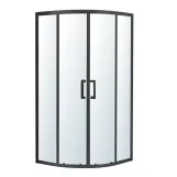Душевая кабина Imprese VALTICE New 190x90x90 см, стекло 6 мм, без поддона, черный матовый (i51585)