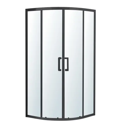 Душевая кабина Imprese VALTICE New 190x90x90 см, стекло 6 мм, без поддона, черный матовый (i51585)