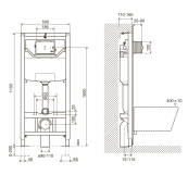 Инсталляция для унитаза IMPRESE i-FRAME i5220 Фото - 1