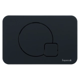 Клавіша змиву IMPRESE i7115, чорний soft-touch (i7115PB)