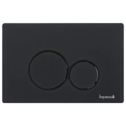 Клавиша смыва IMPRESE i7116, черный soft-touch (i7116PB)