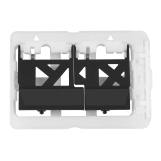 Клавіша змиву IMPRESE Pan Laska Black Soft Touch, чорний (i8040B) Фото - 2