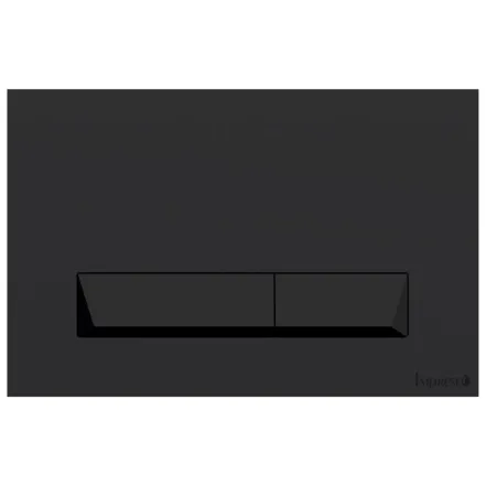 Клавіша змиву IMPRESE Pan Laska Black Soft Touch, чорний (i8040B)