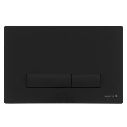 Клавіша змиву IMPRESE PANI Black Soft Touch, чорний (i9040ВOLIpure)