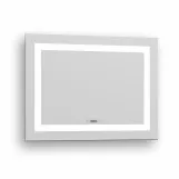 Зеркало 60x80 с подсветкой, подогревом, часами, Imprese KARLOV Option m08607600MC