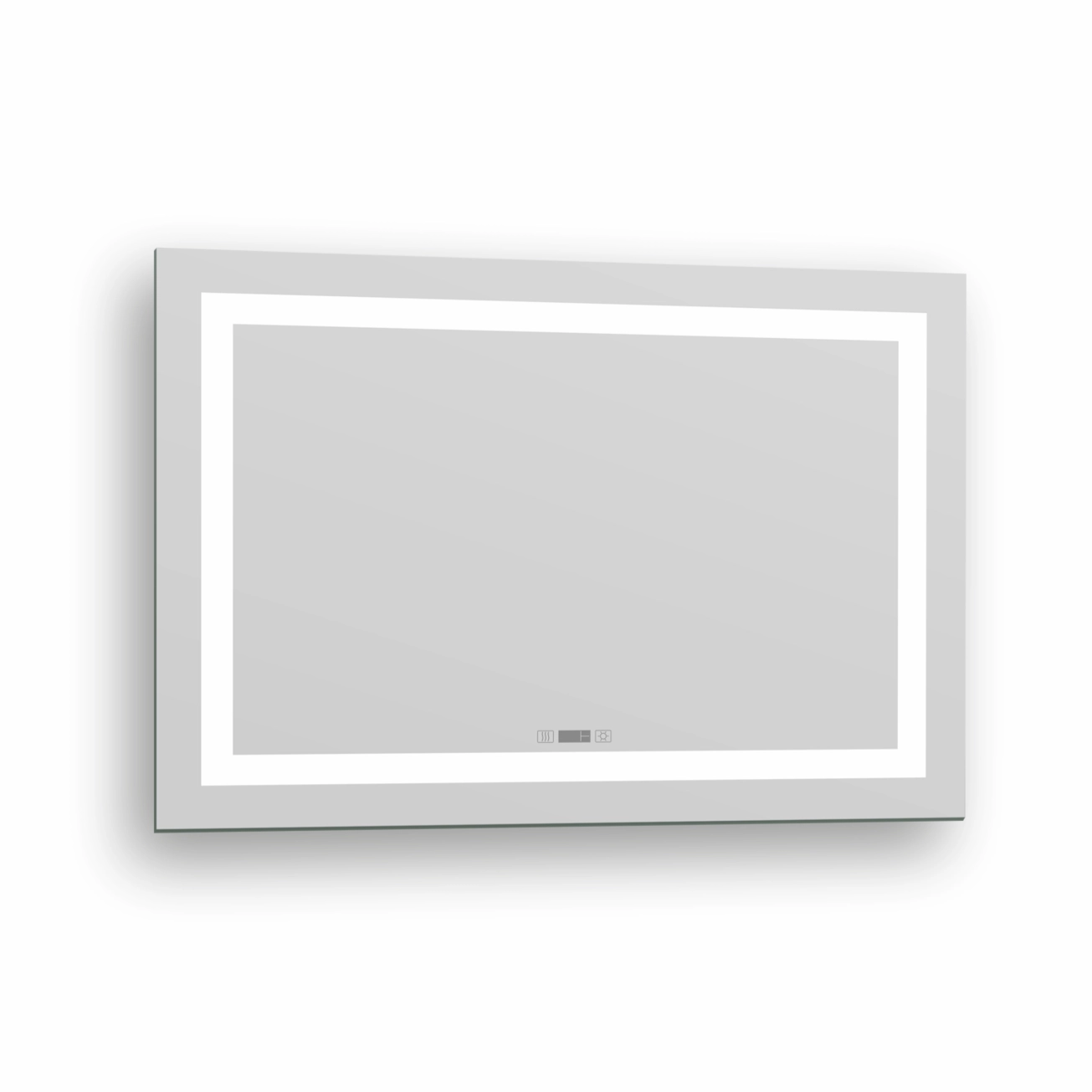Дзеркало 70x100 з підсвіткою, підігрівом, годинником, Imprese KARLOV Option m08607600ME