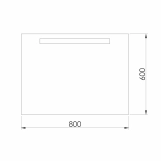 Зеркало с подсветкой 60x80 Imprese RUBIN m08609900MF зеркало с подсветкой 60x80 Imprese Rubin m08609900MF Фото - 2