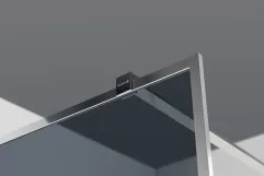 Душевая стенка IMPRESE WALK-IN 110x200 s09111001GR, стекло тонированное Фото - 2