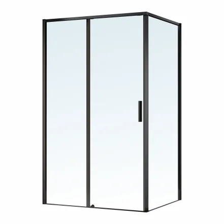 Душевая кабина 120Х80 IMPRESE OSSER s6400601TR, черный матовый