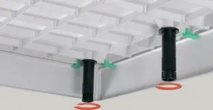 Комплект ніжок (9шт) та кріплень лицьової панелі Imprese ShowerPad для квадратного піддону 90см (SPS-set90) Фото - 2