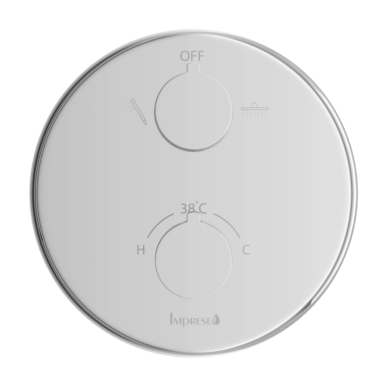 Душевая система с термостатом скрытого монтажа IMPRESE KUCERA t04803401SRC Фото - 1