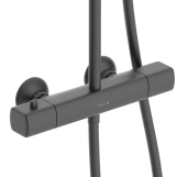 Душова система з термостатом IMPRESE Bilovec t048S00910SR, чорний матовий Фото - 2