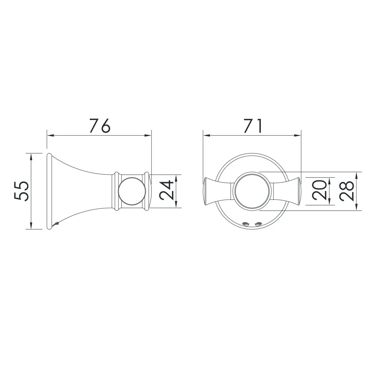 Крючок для ванной комнаты IMPRESE PODZIMA LEDOVE ZMK01170121 Фото - 1