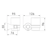 Склянка для зубних щіток IMPRESE PODZIMA LEDOVE ZMK01170123 Фото - 1
