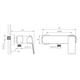 Смеситель для душа Imprese GRAFIKY, черный никель (ZMK041807080) Фото - 1