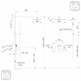 Душевая система с термостатом скрытого монтажа IMPRESE GRAFIKY ZMK0424070481, черный никель Фото - 1