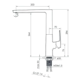 Змішувач для кухні Imprese Grafiky (ZMK061901150) Фото - 1