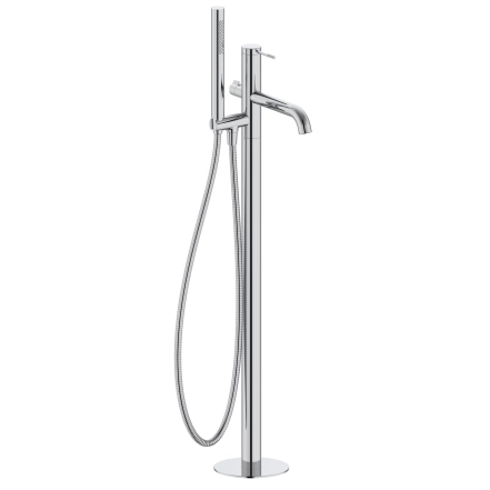 Змішувач для ванни підлоговий IMPRESE BRENTA 35 мм, хром (ZMK071901060)