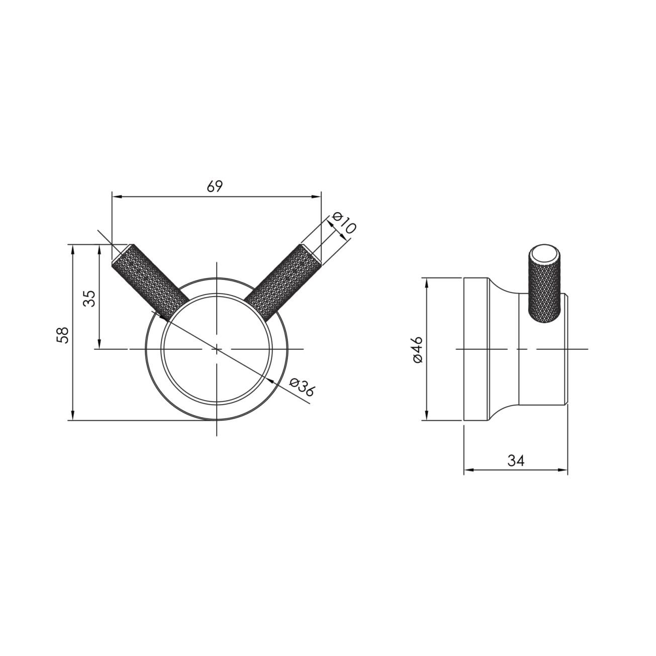 Гачок для ванної кімнати IMPRESE BRENTA ZMK071901210, хром Фото - 1