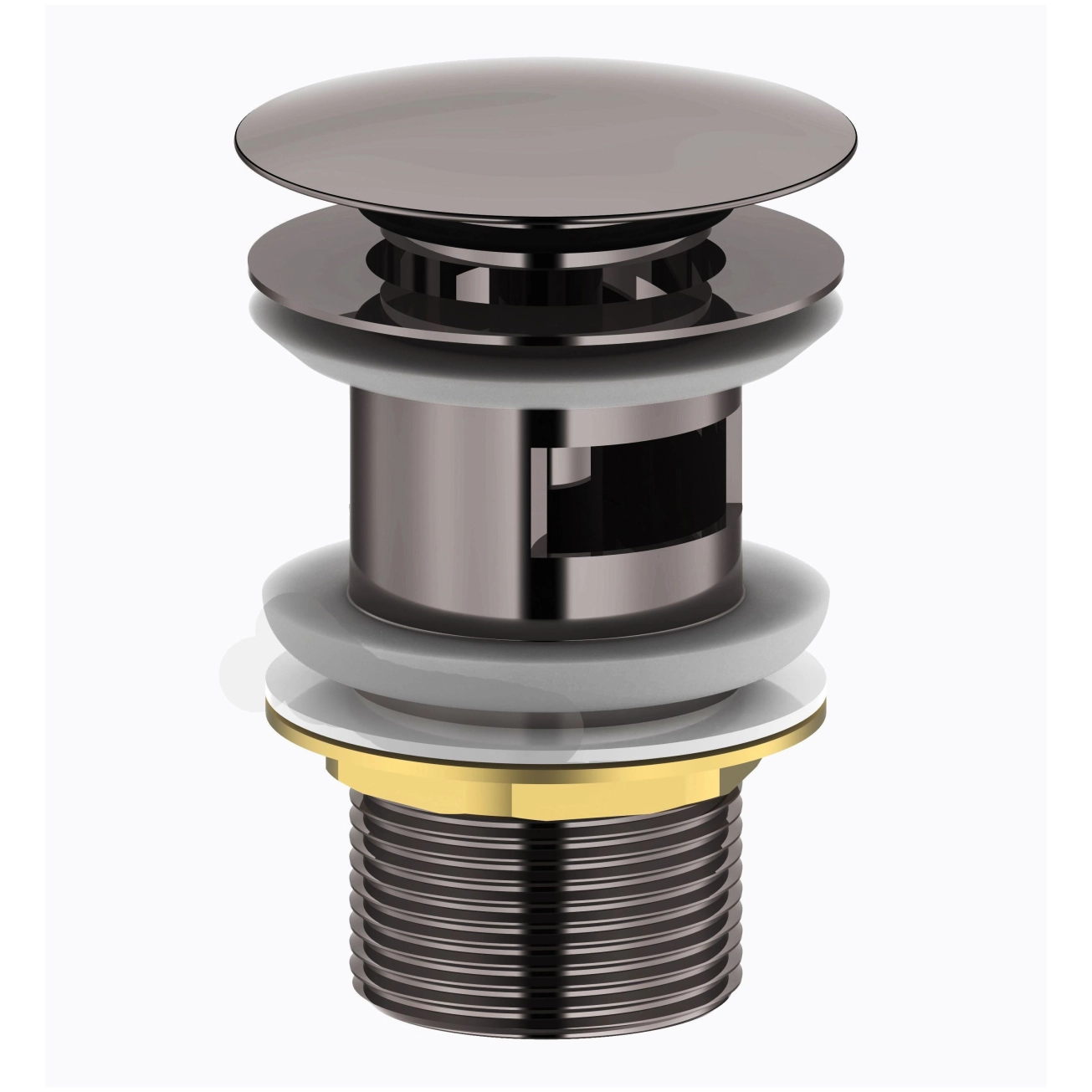 Донный клапан Pop-up IMPRESE BRENTA ZMK091908500, графитовый хром