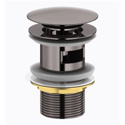 Донный клапан Pop-up IMPRESE BRENTA ZMK091908500, графитовый хром