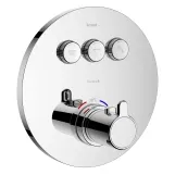Смеситель скрытого монтажа с термостатом IMPRESE SMART CLICK ZMK101901233, хром