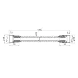 Шланг для душа 1200 мм IMPRESE GRAFIKY ZMK1724150361, брашированная бронза Фото - 1