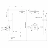 Душевая система с термостатом скрытого монтажа IMPRESE GRAFIKY ZMK1724150481, бронза Фото - 1