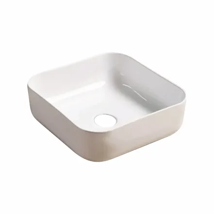 Умывальник Imprese I-Form White Glossy 38x38 см, белый глянцевый (С06010603-38)