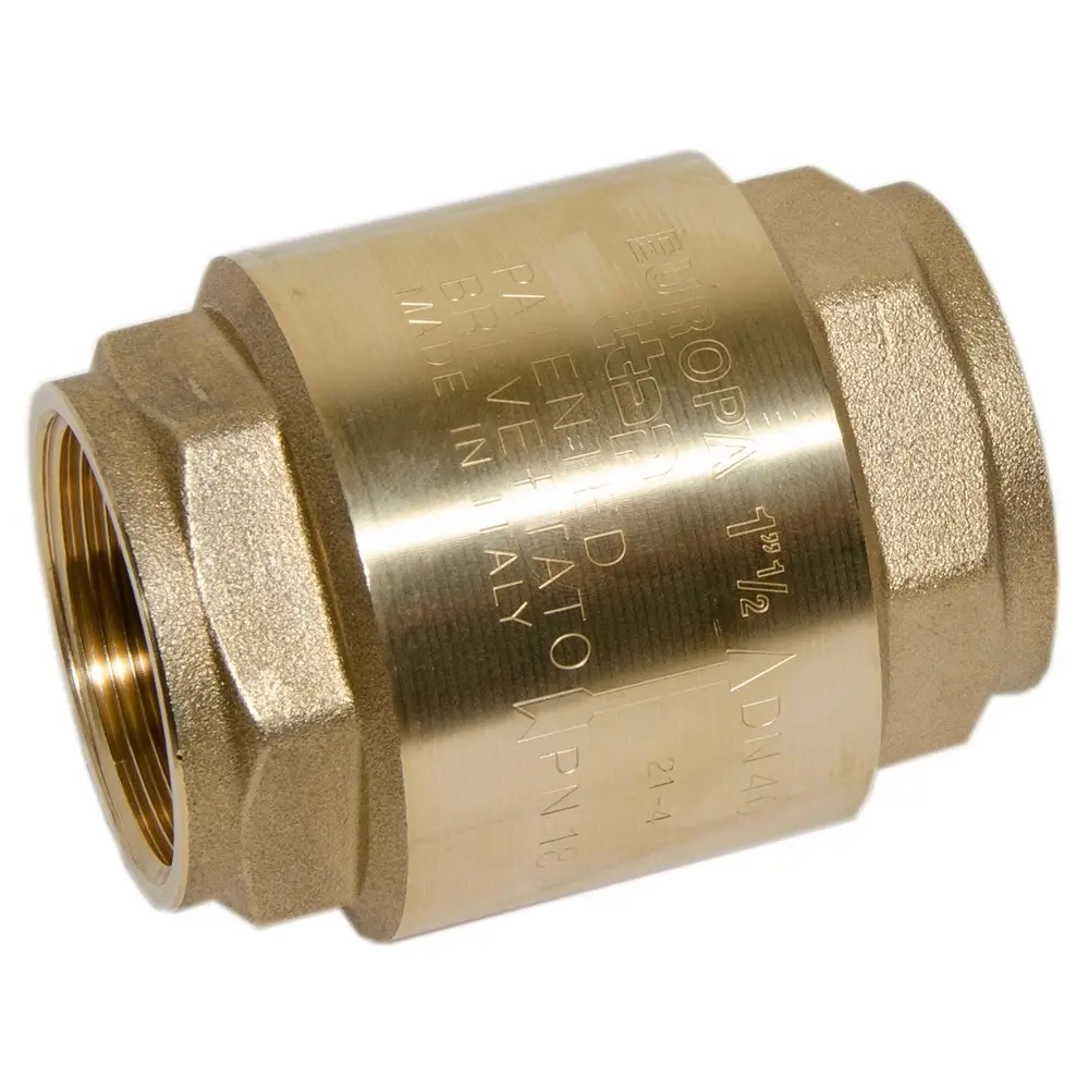 Обратный клапан ITAP EUROPA с латунным штоком Ø1 1/2"  PN18 -20/+100°C