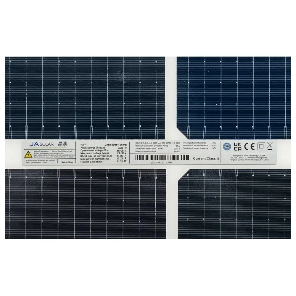 Сонячна панель JA Solar JAM54D40-420-MB-BF 420W двостороння (42-00183) Фото - 2