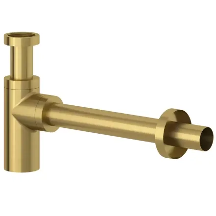 Сифон для раковини колбовий Kludi Design, брашоване золото (10020N0-00)