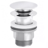 Донный клапан для раковины Kludi Plus push open, белый матовый (1042653-00)