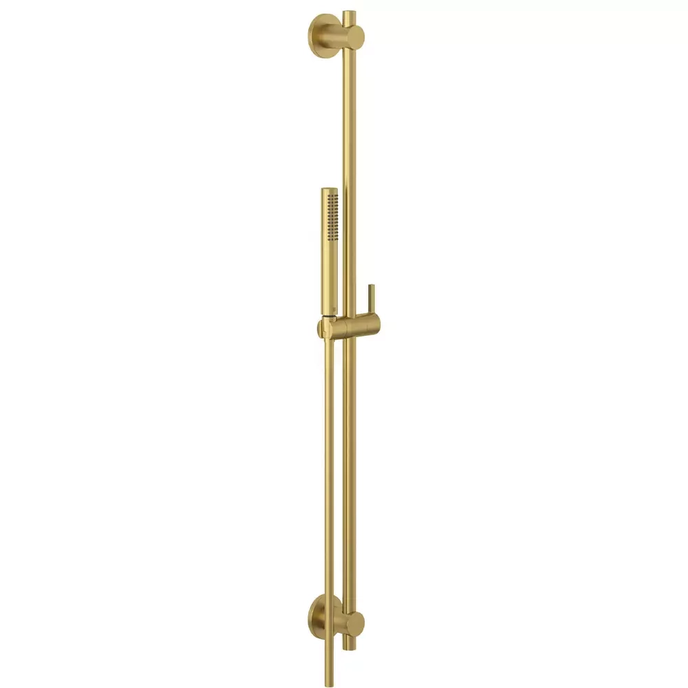 Душевой набор Kludi Nova Fonte Puristic 1S, брашированное золото (20840N0-15)