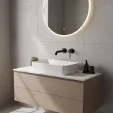 Смеситель скрытого монтажа для раковины Kludi Bozz, черный матовый (382453976) Фото - 3