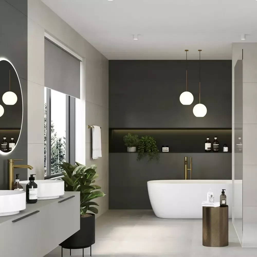 Смеситель для ванны Kludi Bozz напольный, брашированное золото (38590N076) Фото - 2