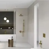 Душевая система Kludi Bozz 7 в 1 без излива, металл, золотой (38658N076) Фото - 3