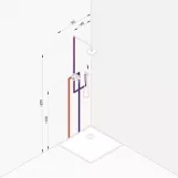 Душевая система Kludi Bozz без излива, черный матовый (387363976) Фото - 1