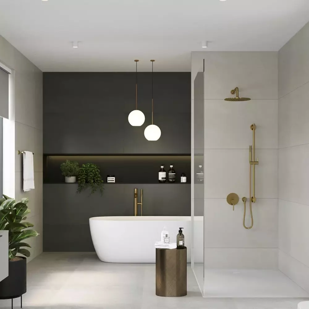 Душова лійка Kludi Nova Fonte 1S, брашоване золото (39120N0-00) Фото - 2