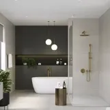 Тримач верхнього душу Kludi A-QA 400 мм, брашоване золото (66514N0-00) Фото - 2