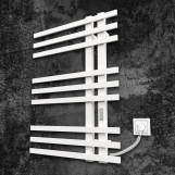 Рушникосушка електрична KOSSER Браш 800х600 ER, біла