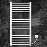 Рушникосушка електрична KOSSER Степ 1000х500 ER, біла Фото - 1