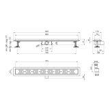 Трап линейный Kroner KRP Eifel L80 Linien Фото - 1