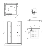 Душова кабіна Kroner KRP Eifel - Q.C.F.L. 90x90 cм Фото - 8