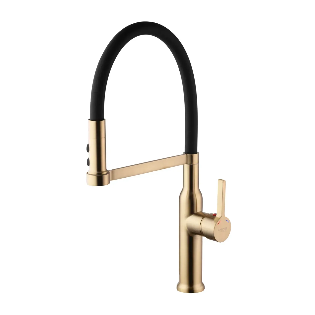 Смеситель для кухни Kroner KRP Ersel - GBG03112BLK Фото - 3