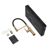 Смеситель для кухни Kroner KRP Ersel - GBG03112BLK Фото - 9