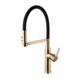 Смеситель для кухни Kroner KRP Ersel - GBG03112BLK Фото - 4