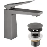 Смеситель для раковины Kroner KRP Ersel - GRP0110BV с донным клапаном