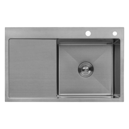 Кухонна мийка Kroner KRP Gebürstet - 7849RHM (3.0/1.0 мм)